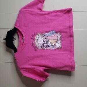 Disney Princess Once Upon a Time Crop Short Sleeve Graphic Tees